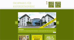 Desktop Screenshot of kieferorthopaedie-mosel.de